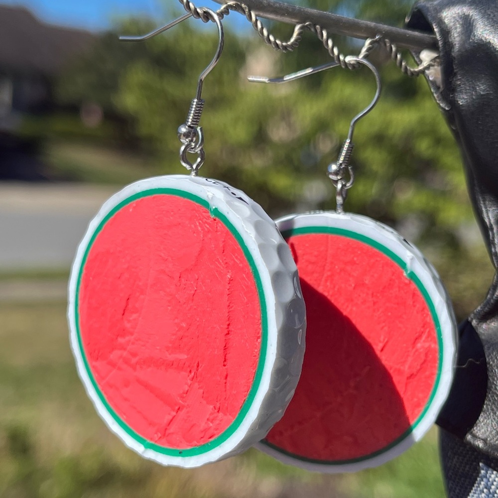 Golf Ball Earrings